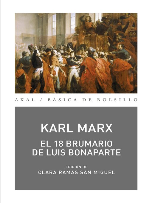 Cover image for El 18 Brumario de Luis Bonaparte